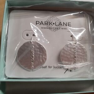 Park Lane Hammered Silver Earrings